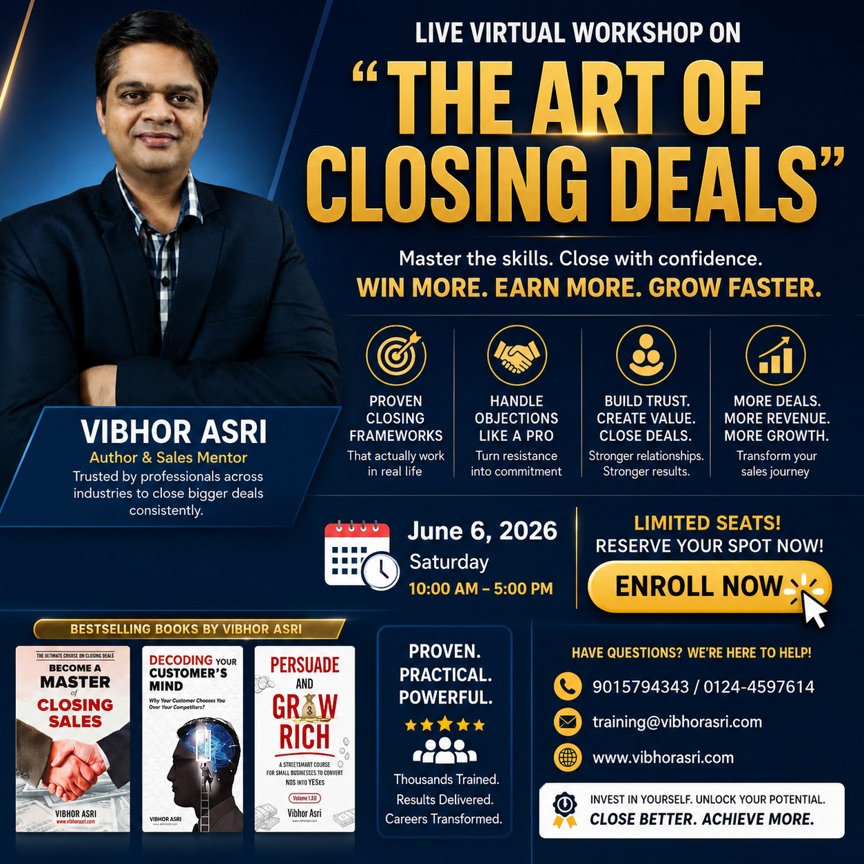 June Workshop better image - 1 Best sales training company in India